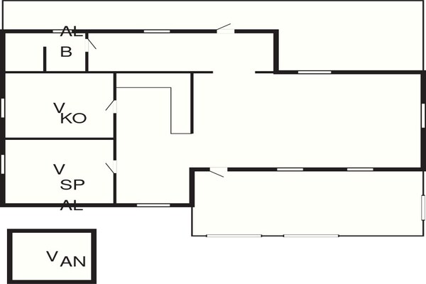 Foto van 6 persoons vakantie huis in HOLSLJUNGA-By Traum - Vakantiehuis in HOLSLJUNGA - FloorPlan