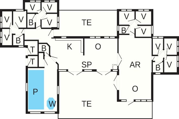 Foto van Luxe retraite in Mommark -- By Traum Ferienwohnungen - FloorPlan