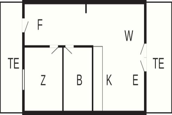 Foto van 5 persoons vakantie huis in Rømø-By Traum - Vakantiehuis in Rømø - FloorPlan