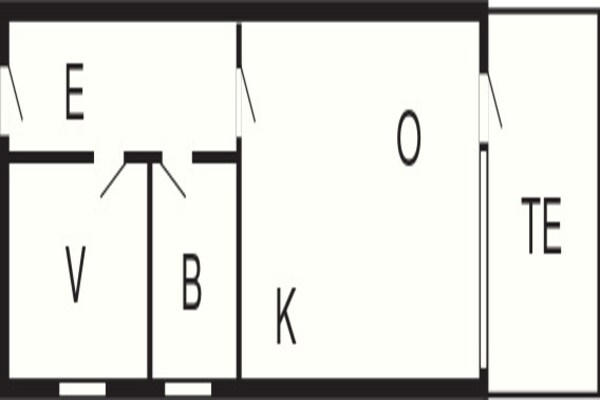 Foto van 4 persoons vakantie huis op een vakantie park in Faaborg - FloorPlan