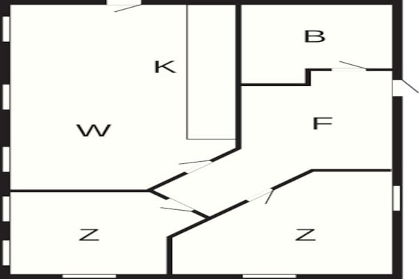 Foto van 5 persoons vakantie huis in Højer-By Traum - Vakantiehuis in Højer - FloorPlan