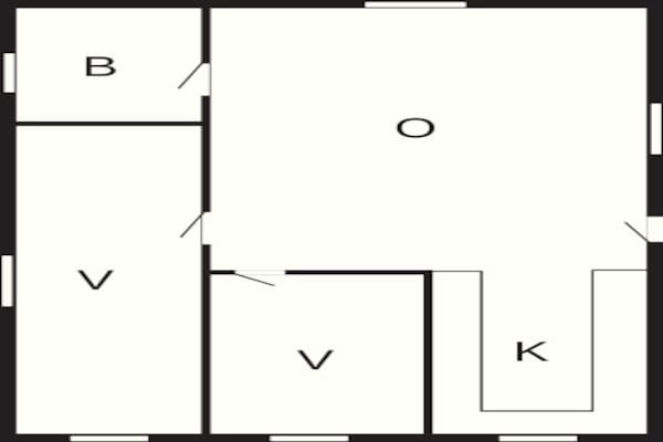 Foto van 4 persoons vakantie huis in Nykøbing M-By Traum - Vakantiehuis in Nykøbing M - FloorPlan