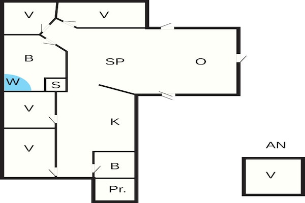 Foto van 12 persoons vakantie huis in Ebeltoft-By Traum - Vakantiehuis in Ebeltoft - FloorPlan