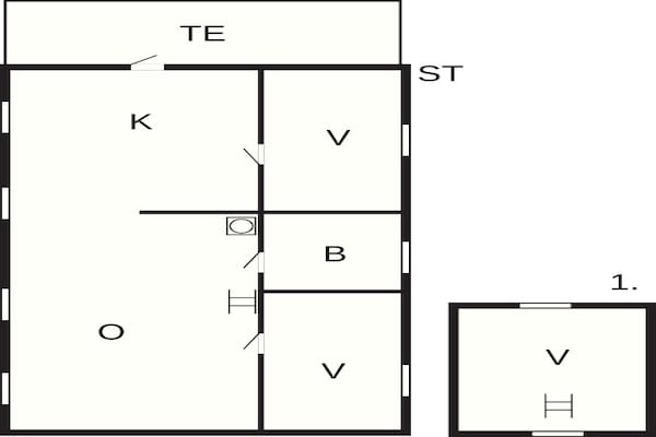 Foto van 6 persoons vakantie huis in Åkra-By Traum - Vakantiehuis in Åkra - FloorPlan