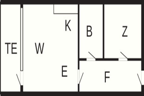 Foto van 4 persoons vakantie huis op een vakantie park in Ringkøbing - FloorPlan
