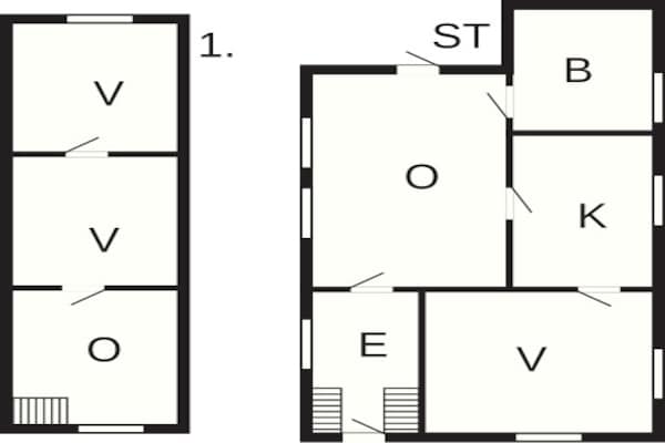 Foto van 4 persoons vakantie huis in Måndalen-By Traum - Vakantiehuis in Måndalen - FloorPlan
