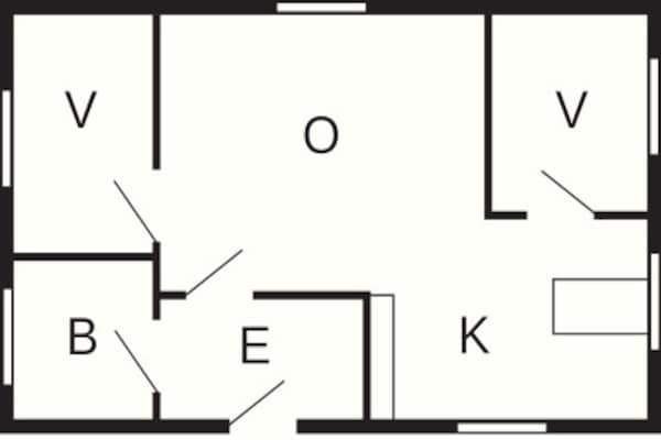 Foto van 6 persoons vakantie huis in ENGAVÅGEN-By Traum - Vakantiehuis in Engavågen - FloorPlan