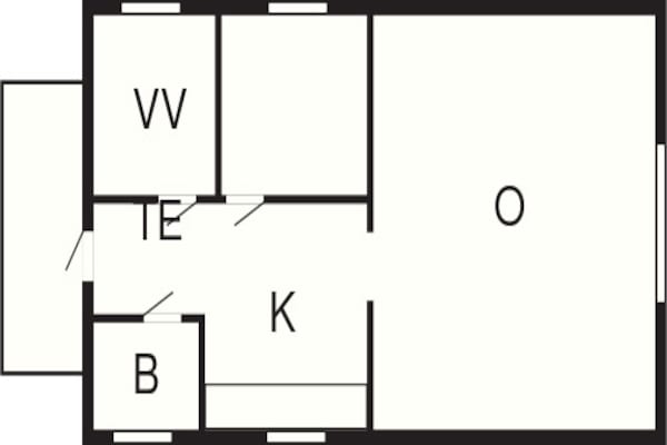 Foto van 4 persoons vakantie huis in Eresfjord-By Traum - Vakantiehuis in Eresfjord - FloorPlan