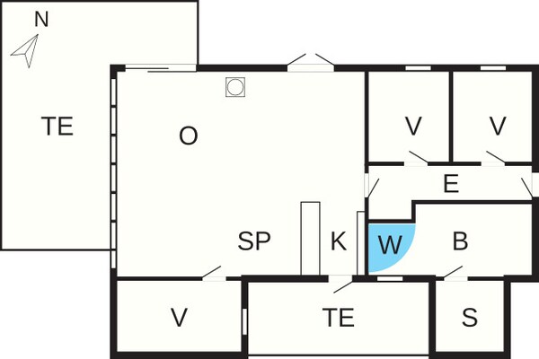 Foto van 6 persoons vakantie huis in Hemmet - Vakantiehuis in Hemmet - FloorPlan