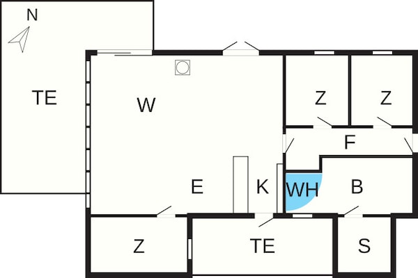 Foto van 6 persoons vakantie huis in Hemmet - Vakantiehuis in Hemmet - FloorPlan