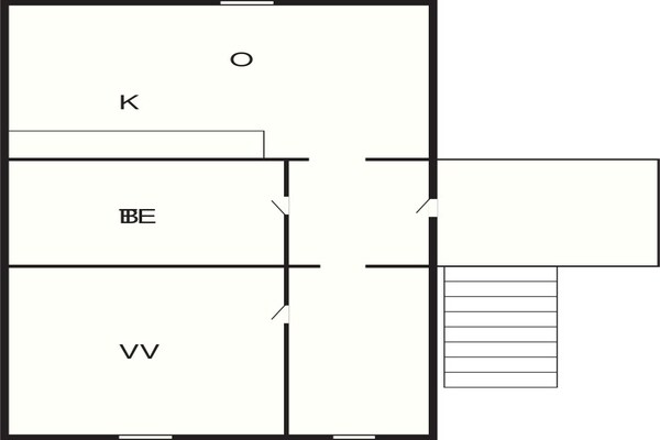 Foto van Huisdiervriendelijk Rømø Getaway Appartement - Vakantiehuis in Rømø - FloorPlan