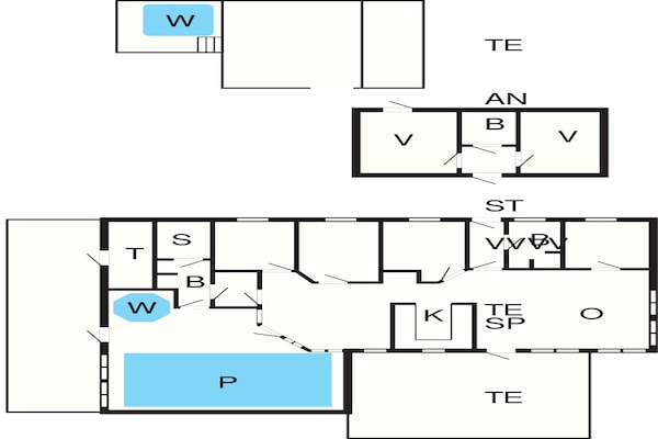 Foto van Zeezijde retraite met zwembad -- By Traum Ferienwohnungen - FloorPlan