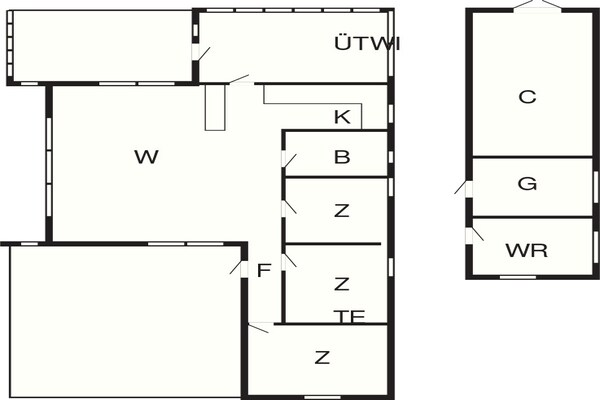 Foto van Vakantiehuis in Sæby vlakbij het strand - Vakantiehuis in Sæby - FloorPlan