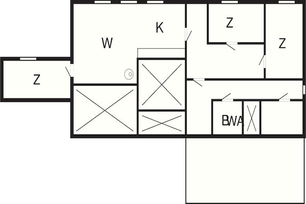 Foto van 6 persoons vakantie huis in Farstad-By Traum - Vakantiehuis in Farstad - FloorPlan