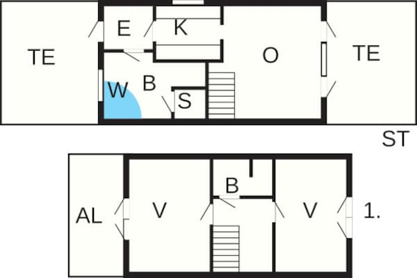 Foto van 4 persoons vakantie huis in Blåvand-By Traum - Vakantiehuis in Blåvand - FloorPlan