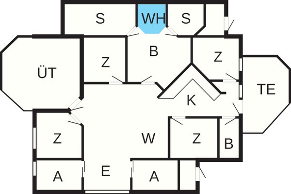Foto van 12 persoons vakantie huis in Otterndorf - Vakantiehuis in Ottendorf - FloorPlan