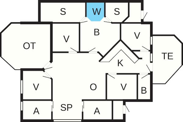 Foto van 12 persoons vakantie huis in Otterndorf - Vakantiehuis in Ottendorf - FloorPlan