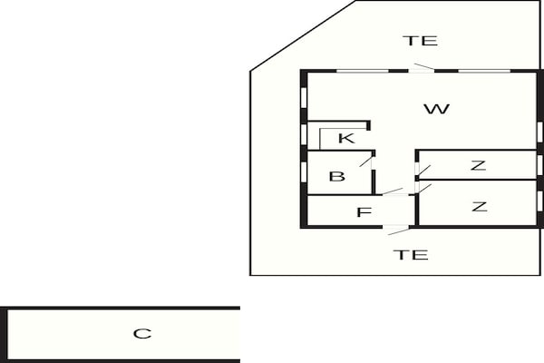 Foto van 5 persoons vakantie huis in Thyholm-By Traum - Vakantiehuis in Thyholm - FloorPlan