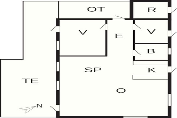 Foto van Verblijf aan het strand met uitzicht - Vakantiehuis in Ringkøbing - FloorPlan