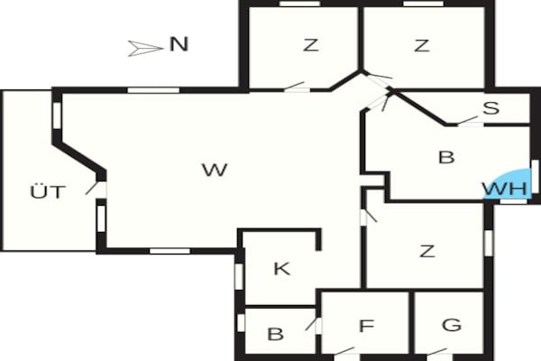 Foto van Luxe retraite met spa -- By Traum Ferienwohnungen - Vakantiehuis in Hemmet - FloorPlan