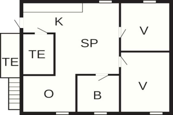 Foto van 6 persoons vakantie huis in EIDSVÅG-By Traum - Vakantiehuis in Eidsvåg - FloorPlan