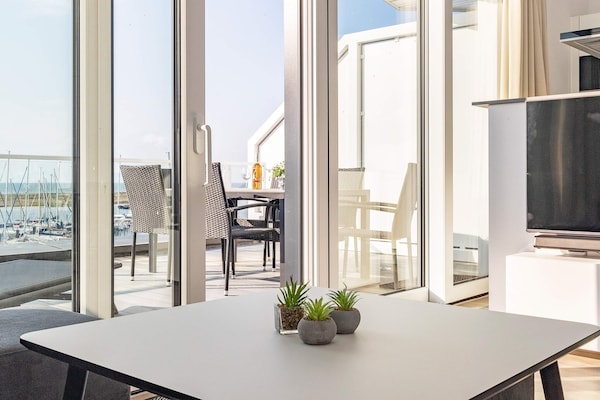 Foto van Penthouse met panoramisch uitzicht op de haven - Vakantiehuis in Wendtorf - Indoor