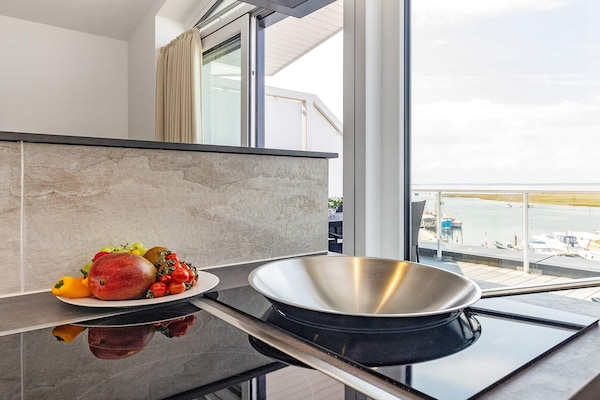 Foto van Penthouse met panoramisch uitzicht op de haven - Vakantiehuis in Wendtorf - Indoor