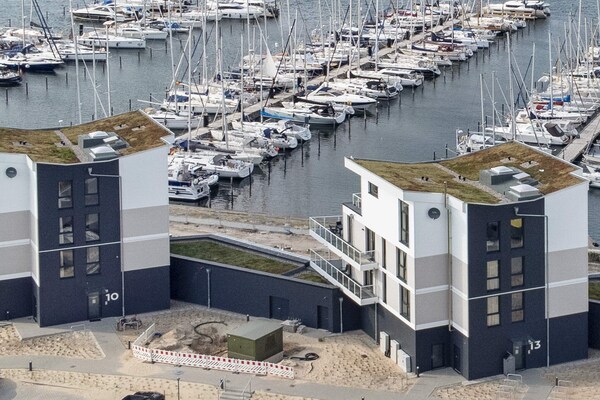 Foto van Penthouse met panoramisch uitzicht op de haven - Vakantiehuis in Wendtorf - Outdoor
