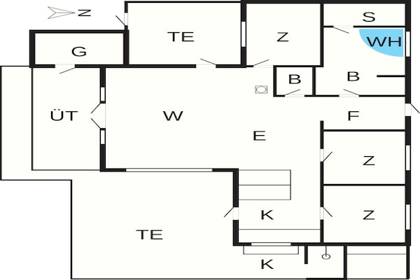 Foto van Gezellig toevluchtsoord aan zee -- By Traum Ferienwohnungen - FloorPlan