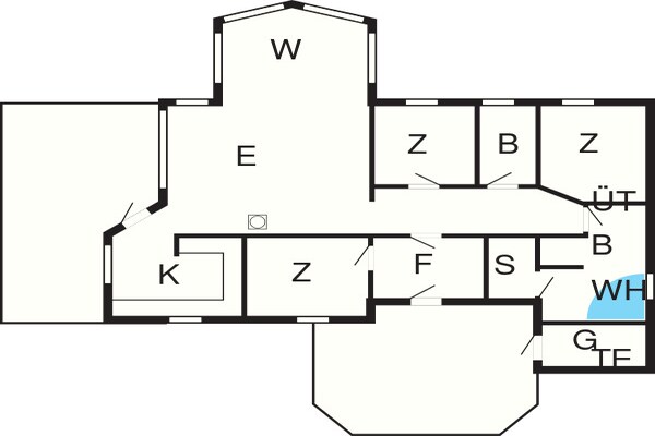 Foto van Luxe strandhuis met spa - Vakantiehuis in Hjørring - FloorPlan