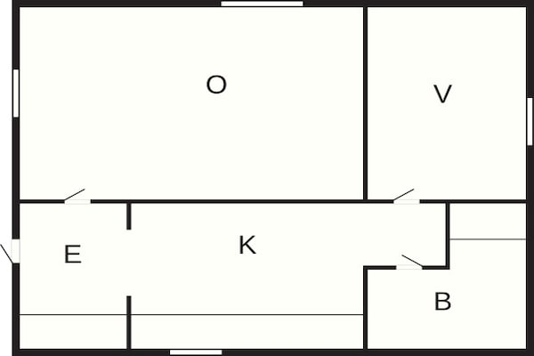 Foto van 4 persoons vakantie huis in HJÄLTEVAD-By Traum - Vakantiehuis in Bellö - FloorPlan