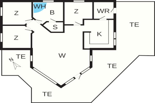 Foto van 6 persoons vakantie huis in Harboøre-By Traum - Vakantiehuis in Harboøre - FloorPlan