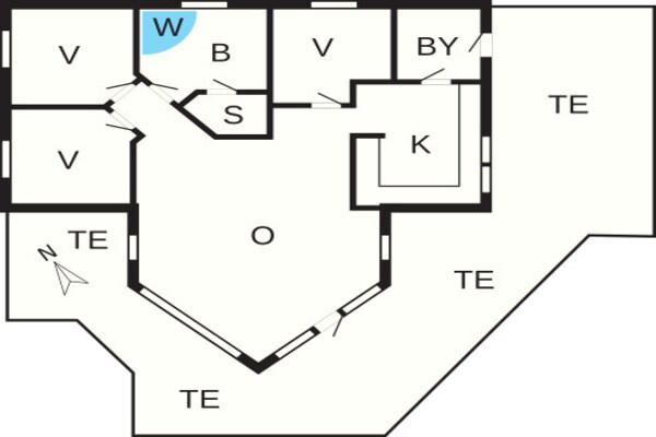 Foto van 6 persoons vakantie huis in Harboøre-By Traum - Vakantiehuis in Harboøre - FloorPlan