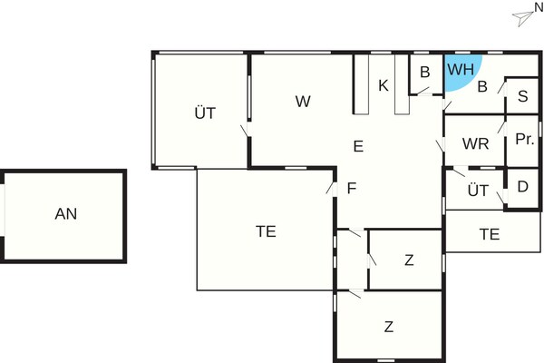 Foto van 12 persoons vakantie huis in Ringkøbing-By Traum - Vakantiehuis in Ringkøbing - FloorPlan
