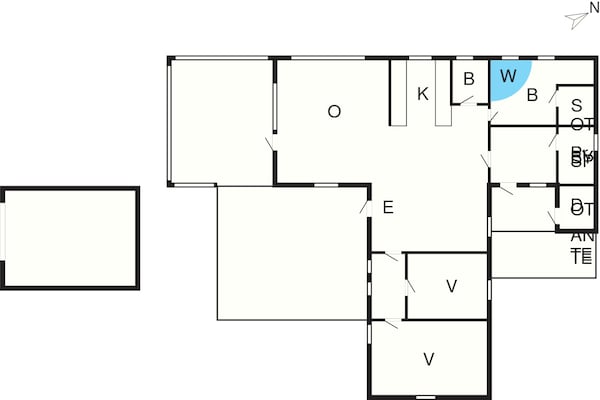 Foto van 12 persoons vakantie huis in Ringkøbing-By Traum - Vakantiehuis in Ringkøbing - FloorPlan