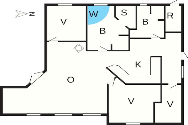 Foto van 6 persoons vakantie huis in Hadsund-By Traum - Vakantiehuis in Hadsund - FloorPlan