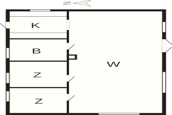 Foto van 6 persoons vakantie huis in Hadsund-By Traum - Vakantiehuis in Hadsund - FloorPlan