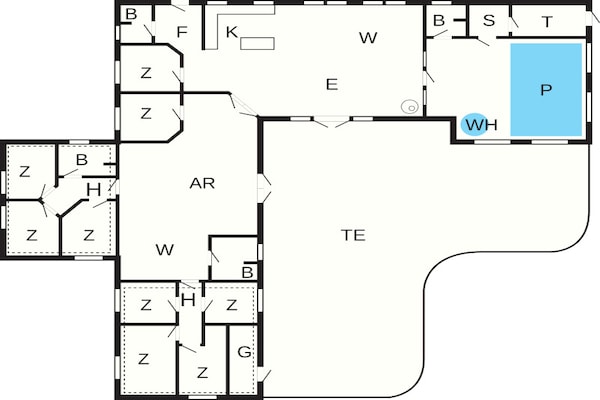 Foto van Luxe zwembad retraite bij zee -- By Traum Ferienwohnungen - FloorPlan