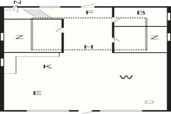 Foto van 6 persoons vakantie huis in Harboøre-By Traum - Vakantiehuis in Harboøre - FloorPlan