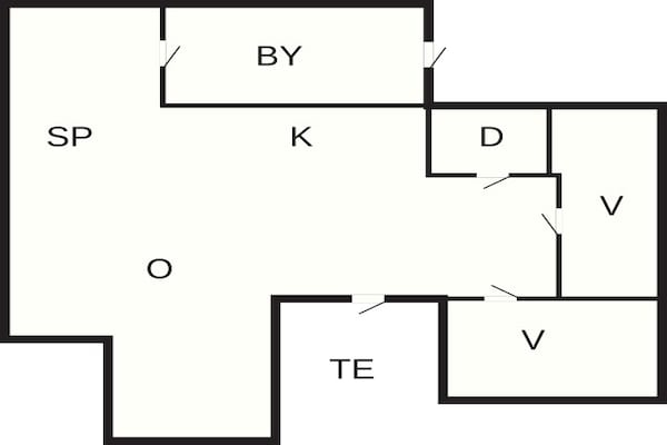 Foto van 5 persoons vakantie huis in Jægerspris-By Traum - Vakantiehuis in Jægerspris - FloorPlan