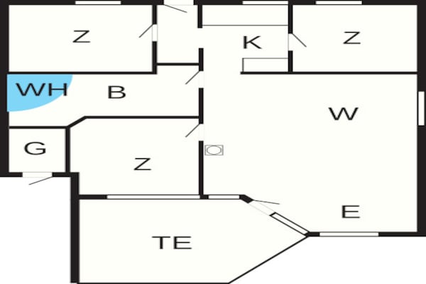Foto van 6 persoons vakantie huis in GROEMITZ - Vakantiehuis in GROEMITZ - FloorPlan