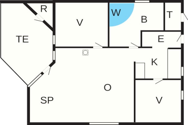 Foto van 4 persoons vakantie huis in GROEMITZ - Vakantiehuis in GROEMITZ - FloorPlan