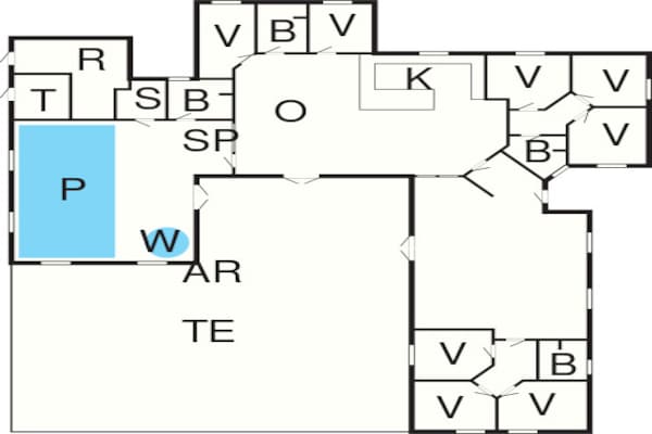 Foto van Luxe zwembad retraite -- By Traum Ferienwohnungen - Vakantiehuis in Løkken - FloorPlan