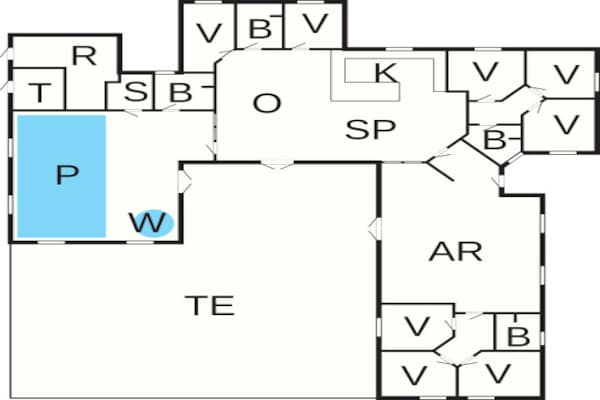 Foto van Luxe zwembad retraite -- By Traum Ferienwohnungen - Vakantiehuis in Løkken - FloorPlan