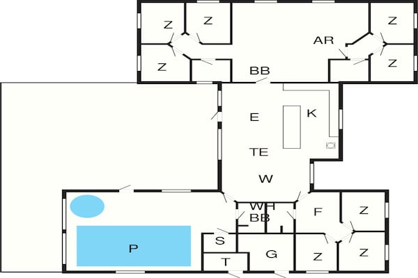 Foto van Luxe strandhuis -- By Traum Ferienwohnungen - Vakantiehuis in Bagenkop - FloorPlan