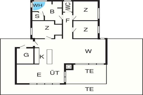 Foto van 10 persoons vakantie huis in Brovst-By Traum - Vakantiehuis in Brovst - FloorPlan