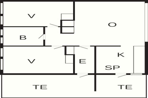 Foto van 5 persoons vakantie huis in Aabenraa - Vakantiehuis in Aabenraa - FloorPlan