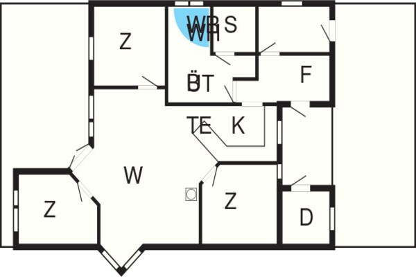 Foto van Lakeview Retreat met spa - Vakantiehuis in Ansager - FloorPlan