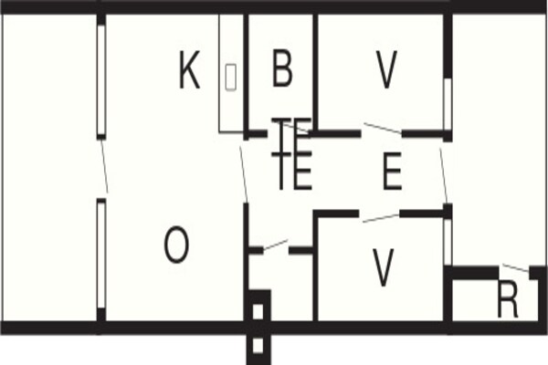 Foto van 6 persoons vakantie huis in Henne-By Traum - Vakantiehuis in Henne - FloorPlan
