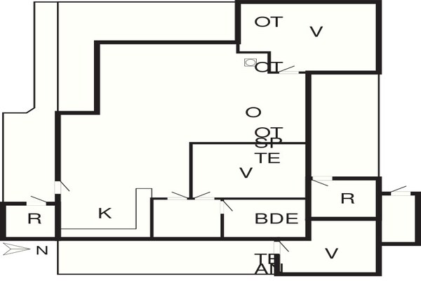 Foto van 6 persoons vakantie huis in Hadsund-By Traum - Vakantiehuis in Hadsund - FloorPlan